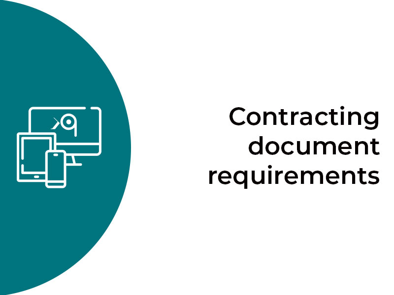 Contracting Document <br>Requirements