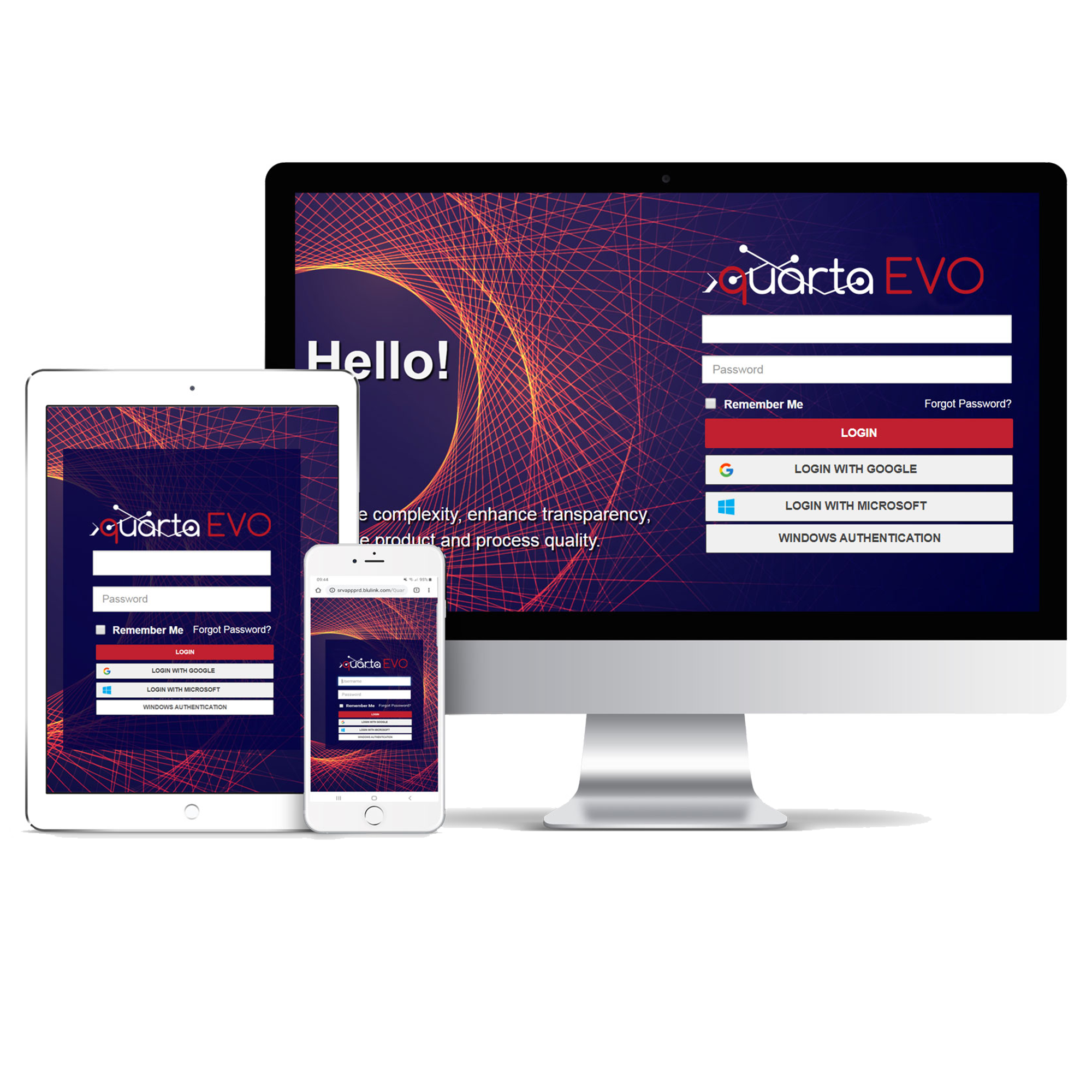 Login quarta evo multi device